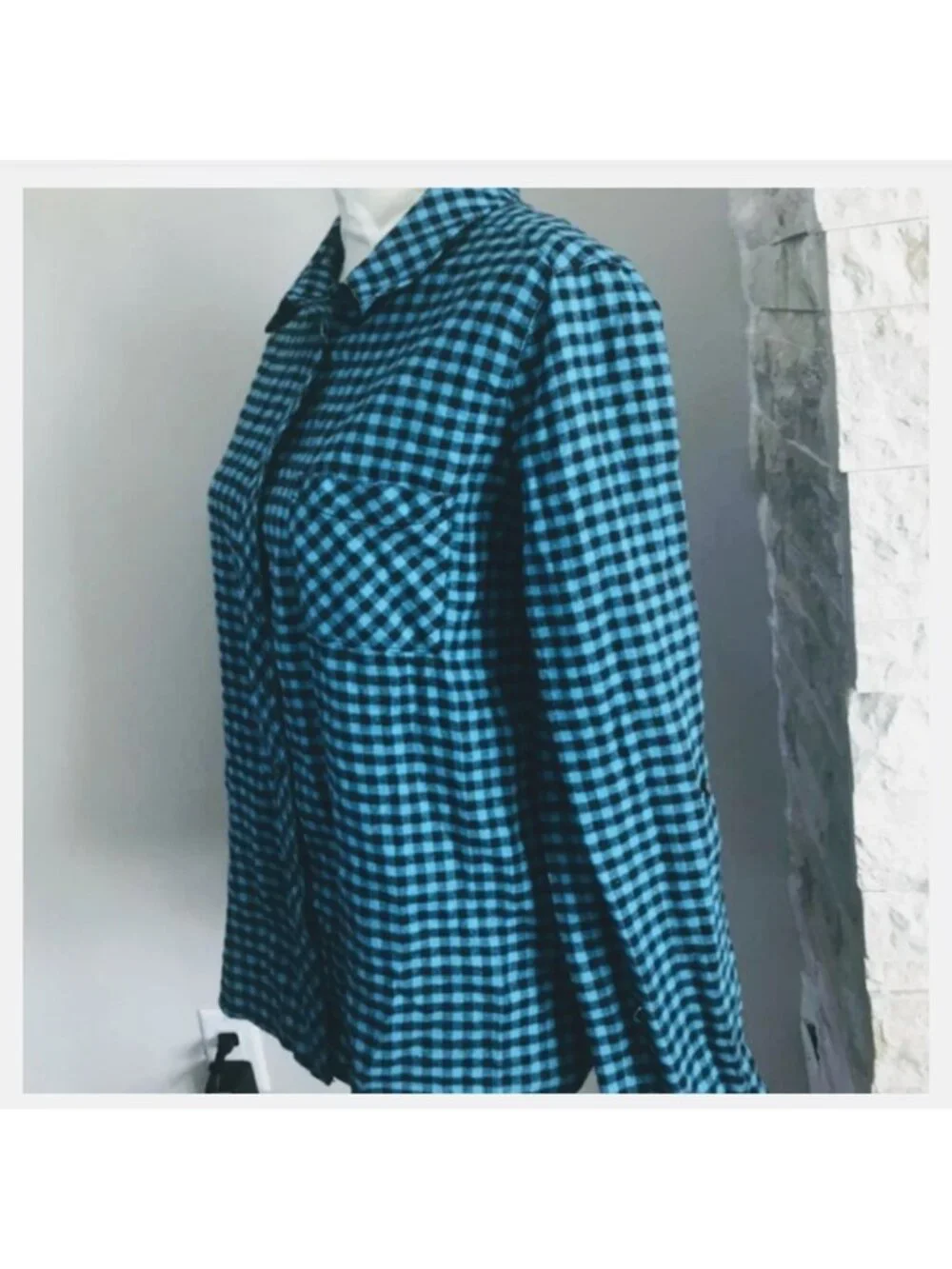 C&C California checkered plaid flannel…